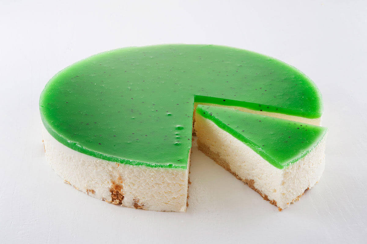 NY Cheesecake Torte Kiwi (Anschnitt)